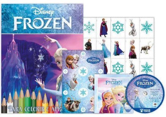 Kit 5 em 1 com DVD - Disney - Frozen