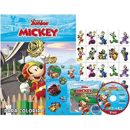 Kit 5 em 1 com DVD - Disney - Mickey - Dia de Pescaria