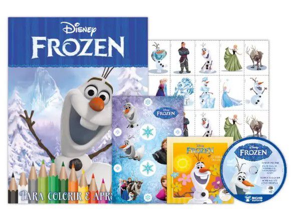 Kit 5 em 1 com DVD - Disney - Frozen