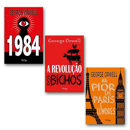 Kit 3 Livros Tricaju - George Orwell