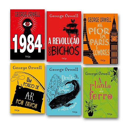 Kit 6 Livros Tricaju - George Orwell