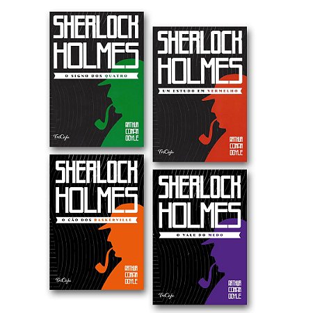 Kit 4 Livros Tricaju - Sherlock Holmes