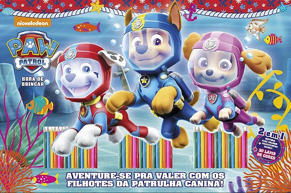 Hora De Brincar - Colorir e Passatempos - Paw Patrol