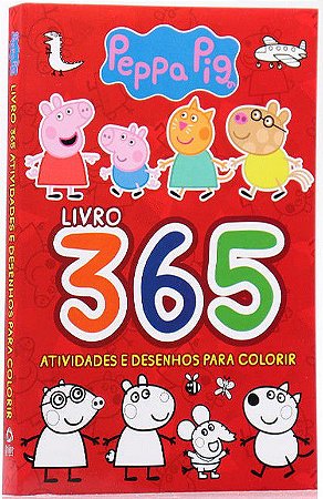 Livro - Peppa Pig: 365 Desenhos para Colorir - Barbieri