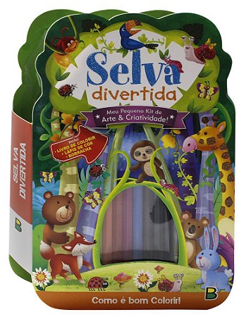 Meu Pequeno Kit de Arte & Criatividade - Selva Divertida