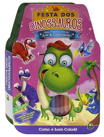 Meu Peq. Kit de Arte & Criatividade - Festa dos Dinossauros
