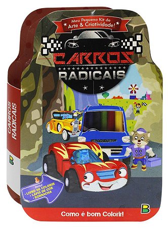Meu Pequeno Kit de Arte & Criatividade - Carros Radicais