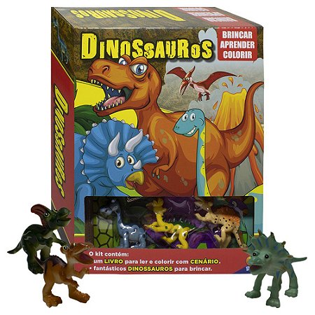 Brincar, Aprender, Colorir - Dinossauros