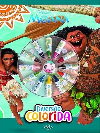 Disney Cores - Diversão Colorida - Moana