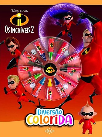 Disney Cores - Diversão Colorida - Os Incríveis 2