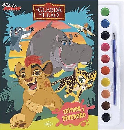 Leitura e Diversão - Aquarela - Disney - A Guarda do Leão