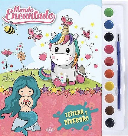 Leitura e Diversão - Aquarela - Mundo Encantado