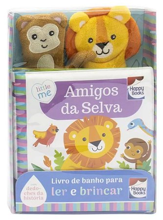 Livro de Banho - Melhores Amigos - Amigos da Selva