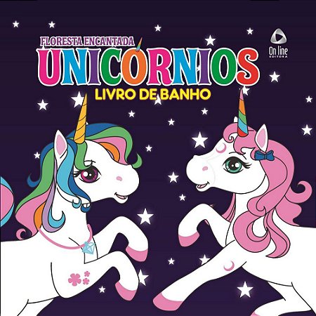 Livro de Banho - Floresta Encantada - Unicórnios