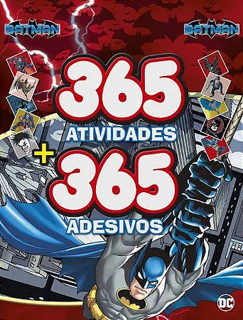 Prancheta - 365 Atividades + 365 Adesivos - Batman