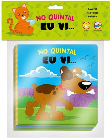 Livro de Banho - No Quintal Eu Vi...