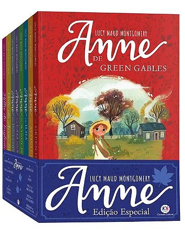 Box c/ 8 Livros + Diário de Aventuras - Anne de Green Gables