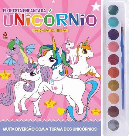 LIVRO PARA COLORIR - JARDIM DOS SONHOS ESPECIAL - UNICORNIO - Raul Livros