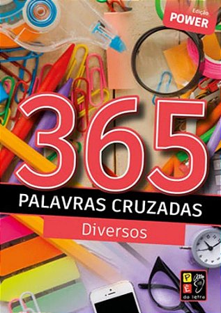 Livro: 365 Palavras Cruzadas - Diversos