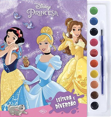 Leitura e Diversão - Aquarela - Disney - Princesa