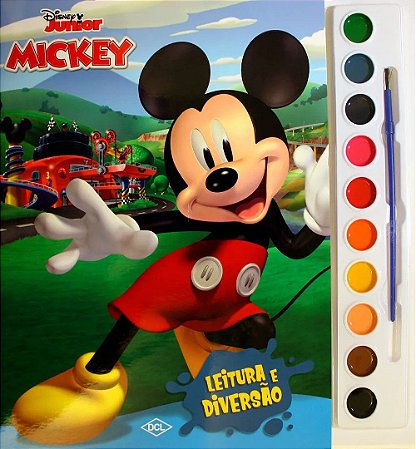 Leitura e Diversão - Aquarela - Disney - Mickey