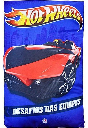 Livro Travesseiro - Hot Wheels - Desafios das Equipes