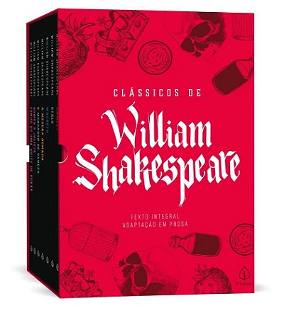 Box - Clássicos de William Shakespeare + 7 Marcadores de Pág