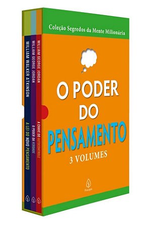 Box com 3 Livros - O Poder do Pensamento