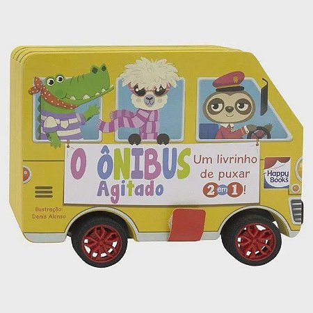 Um Livrinho de Puxar 2 em 1 - O Ônibus Agitado