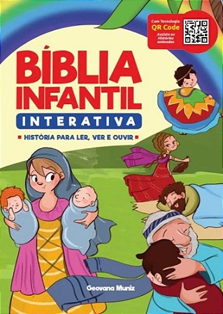 Bíblia Infantil Interativa - Histórias Para Ler, Ver e Ouvir
