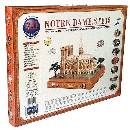 Quebra Cabeça 3D - Notre Dame