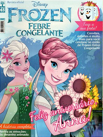 Disney Frozen - Febre Congelante - Revista Oficial