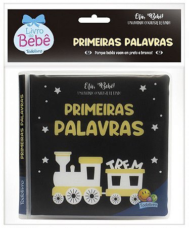 Olá, Bebê - Livrinho Contraste de Banho - Primeiras Palavras