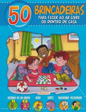 Livro: 50 Brincadeiras - Azul