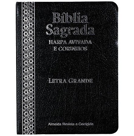 Bíblia Sagrada - Harpa Avivada e Corinhos - Covertex - Preto