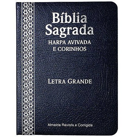 Bíblia Sagrada - Harpa Avivada e Corinhos - Covertex - Azul