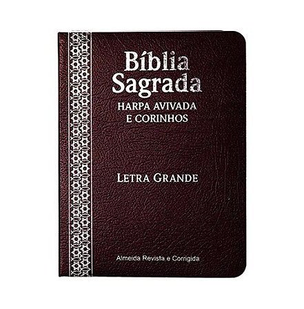 Bíblia Sagrada - Harpa Avivada e Corinhos - Covertex - Bordô