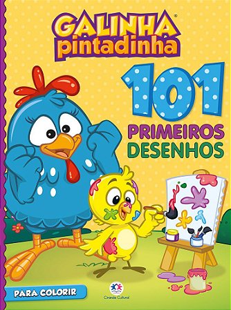 Livro: 101 Primeiros Desenhos - Galinha Pintadinha