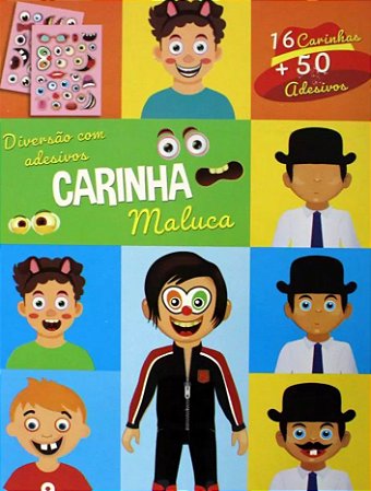 Diversão com Adesivos - Carinha Maluca