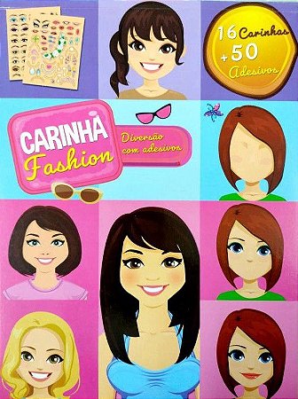 Diversão com Adesivos - Carinha Fashion