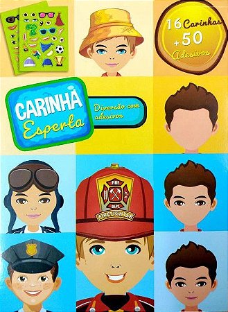 Diversão com Adesivos - Carinha Esperta