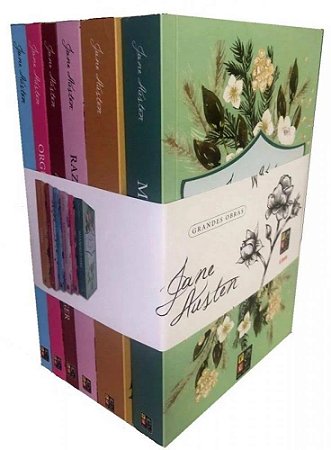 Box com 6 Livros - Jane Austen - Grandes Obras