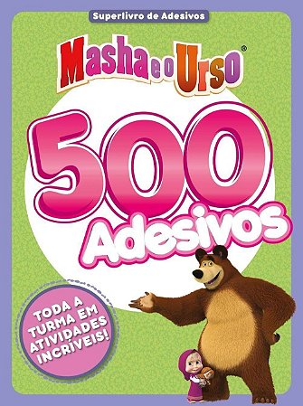 Superlivro de Adesivos - Masha e o Urso