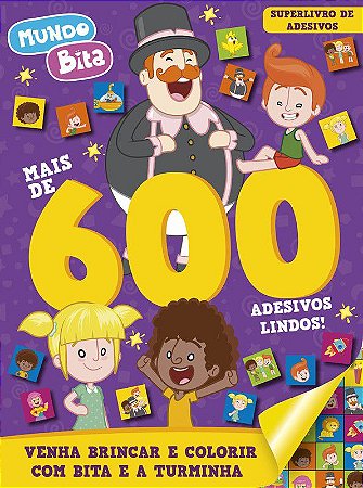 Superlivro de Adesivos - 600 Adesivos - Mundo Bita