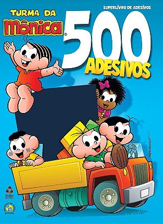 Superlivro de Adesivos - 500 Adesivos - Turma da Mônica