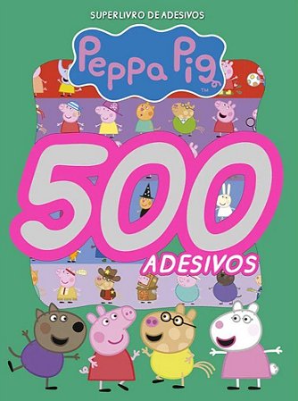 Superlivro de Adesivos - 500 Adesivos - Peppa Pig