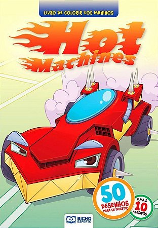 Livro de Colorir dos Meninos - 50 Desenhos - Hot Machines
