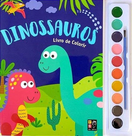 Aquarela - Livro de Colorir - Dinossauros