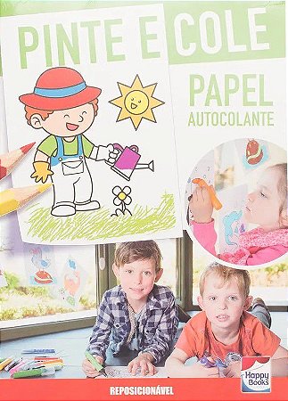 Pinte e Cole - Papel Autocolante