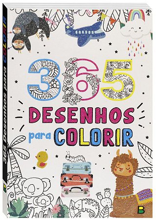Livro: 365 Desenhos Para Colorir
